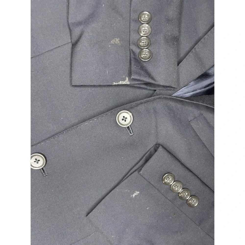J. Crew Loro Piana Ludlow Blazer ‎ Men's 36R Navy Blue Wool Super 120 Wool READ!